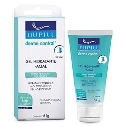 **Opções de texto ALT, considerando diferentes focos:** * **Opção 1 (Simples e direto):** Nupill Acne Control Gel Hidratante Facial * **Opção 2 (Foco na marca):** Nupill Acne Control, cuidado para a pele acneica. * **Opção 3 (Foco no benefício):** Gel Hidratante Nupill Acne Control para controle da acne. **Justificativa:** * O texto ALT deve ser conciso e descrever o conteúdo da imagem de forma relevante. * A palavra-chave "Nupill Acne Control" é importante para SEO e para identificar o produto. * As opções adicionais adicionam contexto sobre o produto, ajudando os usuários a entenderem o que estão vendo.