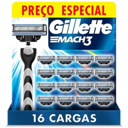 Aqui estão algumas opções de texto ALT para a imagem, usando "Refil Gillette Mach3", com diferentes níveis de detalhe e foco: **Opção 1 (Simples e Direta):** `Refil Gillette Mach3` **Opção 2 (Um pouco mais descritiva):** `Refil Gillette Mach3 para um barbear suave e preciso.` **Opção 3 (Focada na quantidade):** `Pacote com 16 Refis Gillette Mach3.` **Opção 4 (Visando a busca):** `Refil Gillette Mach3, lâminas para barbear de alta qualidade.` **Qual escolher?** * Se a imagem mostra apenas o refil em si, a **Opção 1** ou **Opção 2** são suficientes. * Se a imagem destaca a quantidade de refis no pacote, a **Opção 3** é mais adequada. * Se você quer otimizar para SEO e palavras-chave relevantes, a **Opção 4** é uma boa escolha. **Recomendação:** Eu recomendaria a **Opção 2** ou **Opção 4**. A **Opção 2** é direta e informativa, enquanto a **Opção 4** pode ajudar na visibilidade da imagem em mecanismos de busca.