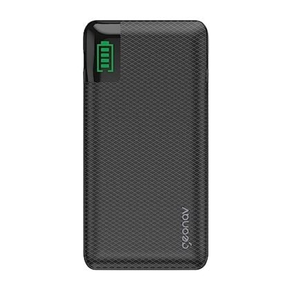 Aqui estão algumas opções de texto ALT para a imagem, utilizando "Power Bank Geonav", com diferentes níveis de detalhe: **Opção 1 (Mais Simples):** `Power Bank Geonav preto de 10.000mAh.` **Opção 2 (Adicionando características chave):** `Power Bank Geonav com 10.000mAh, duas portas USB e uma porta USB-C.` **Opção 3 (Mais Descritiva):** `Imagem de um Power Bank Geonav preto, modelo PB10KBK, com capacidade de 10.000mAh, duas portas USB, uma porta USB-C e LEDs indicadores de bateria.` **Opção 4 (Focando na marca e utilidade):** `Power Bank Geonav: a solução ideal para carregar seus dispositivos em qualquer lugar.` **Recomendação:** A melhor opção depende do contexto da imagem e do público-alvo. Se a imagem é apenas para ilustrar um produto, a **Opção 2** ou a **Opção 3** oferecem um bom equilíbrio entre descrição e concisão. Se o objetivo é promover a marca e a conveniência do produto, a **Opção 4** pode ser mais eficaz.