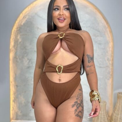 BODY RECORTE EM MALHA SUPLEX COM DETALHE DOURADO E BOJO – Imagem 1 [nsid:826961065]