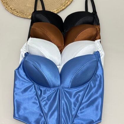 CORSELET LIZ EM MALHA PRADA COM ALÇA, BOJO E ZÍPER ATRÁS – Imagem 1 [nsid:859077217]