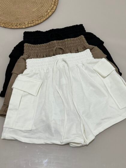 SHORT CARGO EM MOLETOM – Imagem 1 [nsid:869574365]
