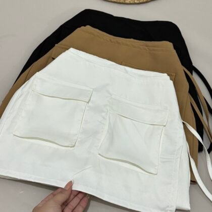 SHORT SAIA MERLIM EM ALFAIATARIA COM ZÍPER LATERAL – Imagem 4 [nsid:874658354]