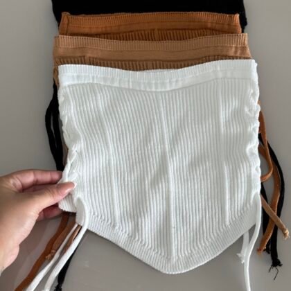 CROPPED EM TRICÔ MODAL COM TRANÇADO LATERAL – Imagem 1 [nsid:874586127]