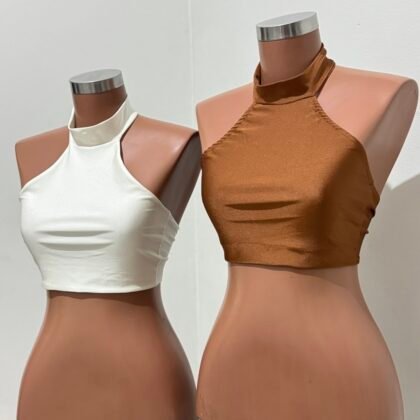 CROPPED ÍRIS EM POLIAMIDA ACETINADA COM REGULAGEM NAS COSTAS – Imagem 1 [nsid:890913386]
