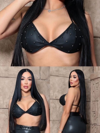 CROPPED EM CIRRÊ ACETINADO COM PÉROLAS PRATA E BOJO – Imagem 1 [nsid:890931471]