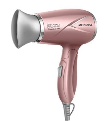 Aqui estão algumas opções de texto ALT para a imagem, usando "Secador Travel Bivolt", variando em nível de detalhe: * **Opção 1 (Mais simples):** Secador Travel Bivolt. * **Opção 2 (Um pouco mais descritiva):** Secador Travel Bivolt, modelo compacto para viagens. * **Opção 3 (Com foco na marca, se relevante):** Secador Travel Bivolt da Mondial. A escolha da melhor opção depende do contexto da imagem e da página. Se a imagem for simplesmente para ilustrar o produto, a opção 1 ou 2 são suficientes. Se a marca for importante para a identificação, a opção 3 é melhor.
