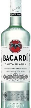 Aqui estão algumas opções de texto ALT para a imagem, utilizando "Rum Bacardi", com diferentes níveis de detalhe: * **Opção 1 (Simples):** Rum Bacardi. * **Opção 2 (Um pouco mais descritiva):** Rum Bacardi Carta Blanca. * **Opção 3 (Mais completa):** Garrafa de Rum Bacardi Carta Blanca. * **Opção 4 (Contextual):** Imagem de uma garrafa de Rum Bacardi Carta Blanca, 700ml. A melhor opção depende do contexto onde a imagem está sendo usada e da informação adicional que você quer transmitir. Se o contexto já deixa claro que é uma garrafa, a opção 1 ou 2 podem ser suficientes. Se você quer ser o mais informativo possível, a opção 3 ou 4 seriam melhores.