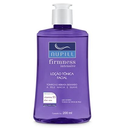 Aqui estão algumas opções de texto ALT para a imagem, usando a frase "Tônico Facial Nupill", com diferentes níveis de detalhe: **Opções:** * **Curta e simples:** Tônico Facial Nupill. * **Um pouco mais descritiva:** Frasco de Tônico Facial Nupill. * **Destacando a marca:** Tônico Facial Nupill para limpeza e tonificação da pele. * **Com ênfase no produto:** Tônico Facial Nupill, loção para equilibrar o pH da pele. * **Para e-commerce (mais completa):** Tônico Facial Nupill, frasco de 200ml, ideal para complementar a rotina de skincare. A melhor opção depende do contexto da imagem e do objetivo do site. Se a imagem está apenas ilustrando um artigo sobre cuidados com a pele, a opção curta é suficiente. Se a imagem é de um produto à venda, a opção mais completa é mais útil.