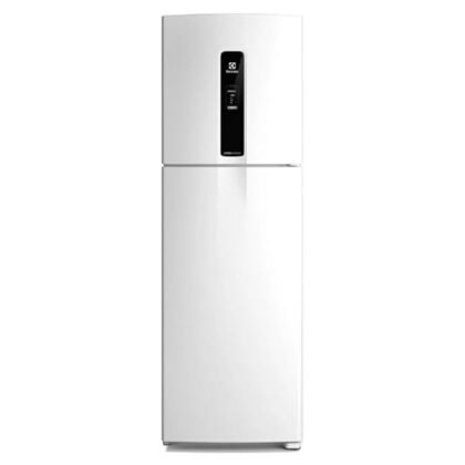 Aqui estão algumas opções de texto ALT para a imagem, utilizando "Geladeira Electrolux Inverter", com diferentes níveis de detalhe: **Opção 1 (Curta e direta):** `Geladeira Electrolux Inverter` **Opção 2 (Adicionando tipo e marca):** `Geladeira Electrolux Inverter Frost Free` **Opção 3 (Adicionando detalhes relevantes):** `Geladeira Electrolux Inverter Branca, modelo IF46` **Opção 4 (Mais descritiva, útil para acessibilidade):** `Geladeira Electrolux Inverter Frost Free Duplex, cor branca. Vista frontal da geladeira fechada.` **Qual escolher?** * Se o contexto da imagem já deixa claro que é uma geladeira, a opção 1 ou 2 são suficientes. * Se o modelo (IF46) for importante para a página, use a opção 3. * Se a acessibilidade for uma prioridade, ou se a imagem estiver isolada e precisar de mais contexto, a opção 4 é a melhor. **Recomendação:** A opção **`Geladeira Electrolux Inverter Frost Free Branca, modelo IF46`** oferece um bom equilíbrio entre informação e concisão, especialmente se o modelo for relevante para a página.