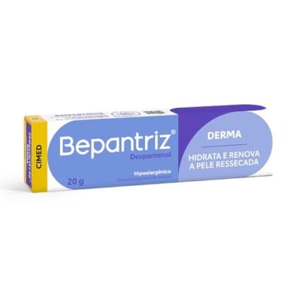 Aqui estão algumas opções de texto ALT para a imagem, com diferentes níveis de detalhe: **Opção 1 (Simples e direta):** `Bepantriz Derma` **Opção 2 (Descrevendo o produto):** `Bepantriz Derma Creme para cuidados com a pele` **Opção 3 (Adicionando o tamanho):** `Bepantriz Derma Creme, embalagem com 20g` **Opção 4 (Mais descritiva, se a imagem mostrar a embalagem):** `Embalagem de Bepantriz Derma Creme com 20g, produto para hidratação e regeneração da pele.` **Qual escolher?** * Se a imagem for **apenas o nome do produto** (e.g., o logo), a opção 1 é suficiente. * Se a imagem mostrar **o produto em si**, a opção 2 ou 3 são melhores. * Se a imagem mostrar **a embalagem do produto**, a opção 4 é a mais completa, especialmente se houver elementos visuais na embalagem relevantes (cores, texto). **Lembre-se:** O texto ALT ideal deve ser conciso e descrever o conteúdo da imagem da forma mais relevante possível para o contexto da página. A escolha final dependerá do que exatamente a imagem mostra.