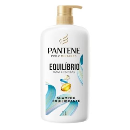 Aqui estão algumas opções de texto ALT para a imagem, usando "Equilíbrio Pantene", variando em detalhe: **Opção 1 (Mais simples):** `Equilíbrio Pantene` **Opção 2 (Um pouco mais descritiva):** `Equilíbrio Pantene: Shampoo Pantene PRO-V Miracles Equilíbrio` **Opção 3 (Mais completa e incluindo o tamanho):** `Equilíbrio Pantene: Shampoo Pantene PRO-V Miracles Equilíbrio em embalagem de 1L` **Qual escolher?** * **Se o contexto da imagem já deixa claro que é um shampoo Pantene:** A opção 1 é suficiente. * **Se você precisa ser mais específico sobre o produto:** A opção 2 ou 3 são melhores. A opção 3 é a mais detalhada e útil se o tamanho for relevante (por exemplo, para comparar preços). Lembre-se que o texto ALT deve ser breve e descrever o *conteúdo* da imagem, não necessariamente o que ela representa.
