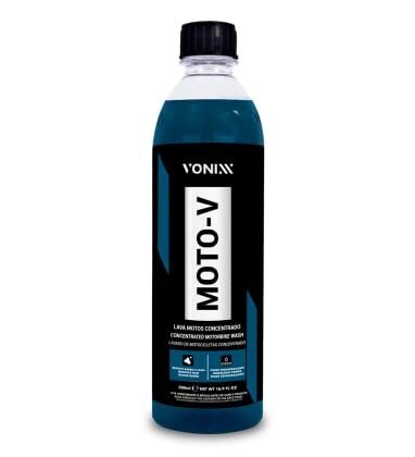 Aqui estão algumas opções de texto ALT para a imagem, considerando diferentes focos: **Opção 1 (Foco no produto):** `Lava Motos Vonixx MOTO V 500ml para limpeza eficaz da sua moto.` **Opção 2 (Foco na marca):** `Vonixx MOTO V Lava Motos, o produto ideal para cuidar da sua motocicleta.` **Opção 3 (Foco no uso):** `Imagem do Lava Motos Vonixx MOTO V em frasco de 500ml, perfeito para manter sua moto limpa e brilhante.` **Opção 4 (Mais descritiva):** `Frasco de 500ml do Lava Motos Vonixx MOTO V, um produto de limpeza especializado para motocicletas de todos os tamanhos.` **Qual escolher?** A melhor opção depende do contexto da sua página e do que você quer enfatizar. Se a página é sobre a marca Vonixx, a opção 2 é boa. Se a página é sobre a necessidade de limpar a moto, a opção 3 é melhor. Se o foco é o produto específico, a opção 1 ou 4 funcionam bem. Em geral, tente manter o texto conciso e relevante para a imagem.