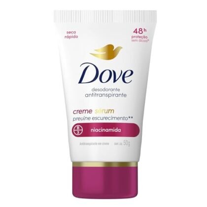 Aqui estão algumas opções de texto ALT para a imagem, usando "Dove Escurecimento", com diferentes níveis de detalhe: **Opção 1 (Mais simples):** `Dove Escurecimento: Desodorante antitranspirante em creme Dove Previne Escurecimento.` **Opção 2 (Um pouco mais descritiva):** `Dove Escurecimento: Embalagem do desodorante antitranspirante em creme Dove Previne Escurecimento 50g.` **Opção 3 (Focada no benefício principal):** `Dove Escurecimento: Desodorante Dove que ajuda a prevenir o escurecimento das axilas.` **Opção 4 (Se a imagem mostrar detalhes da embalagem):** `Dove Escurecimento: Close-up da embalagem do Dove Desodorante Antitranspirante em Creme Previne Escurecimento, mostrando o logo da Dove e a promessa de prevenção de escurecimento.` **Qual escolher?** A melhor opção depende do contexto da imagem na página. Se a imagem for apenas para ilustrar o produto, a Opção 1 ou 2 são suficientes. Se a imagem estiver enfatizando o benefício de prevenção do escurecimento, a Opção 3 é melhor. Se a imagem mostrar detalhes específicos da embalagem, a Opção 4 pode ser a mais adequada. **Importante:** O texto ALT deve ser conciso e relevante para o conteúdo da imagem e do restante da página. O objetivo é fornecer uma descrição textual para usuários que não conseguem ver a imagem.