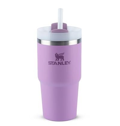 Aqui estão algumas opções de texto ALT para a imagem, usando "Copo Stanley Quencher", com diferentes níveis de detalhe: **Opção 1 (Simples e Direta):** `Copo Stanley Quencher na cor Lilac.` **Opção 2 (Mais Descritiva):** `Copo Stanley Quencher H2.0 Lilac, um copo de aço inoxidável com tampa para bebidas frias e quentes.` **Opção 3 (Incluindo benefícios):** `Copo Stanley Quencher, modelo H2.0 de 591ml na cor Lilac. Copo de aço inoxidável com isolamento a vácuo, ideal para água, café e outras bebidas.` **Opção 4 (Focando na marca e modelo):** `Copo Stanley Quencher H2.0 Lilac: o copo perfeito para manter suas bebidas geladas ou quentes por horas.` A melhor opção depende do contexto em que a imagem está sendo usada. Se o objetivo é apenas identificar o produto, a opção 1 é suficiente. Se você quer dar mais informações ao usuário, as opções 2, 3 ou 4 são melhores. Escolha a que melhor se adequa ao seu propósito.