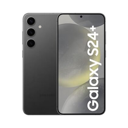 Aqui estão algumas opções de texto ALT para a imagem, considerando a presença do "Galaxy AI" e a descrição do produto: **Opção 1 (Foco no AI):** `Smartphone Samsung Galaxy S24+ preto com Galaxy AI, destacando a inteligência artificial integrada. Tela vibrante e câmera de alta resolução visíveis.` **Opção 2 (Mais Descritiva):** `Samsung Galaxy S24+ preto. Tela de 6.7 polegadas, câmera de 12MP, 256GB de armazenamento, 12GB de RAM e a tecnologia Galaxy AI. Design elegante e moderno.` **Opção 3 (Ênfase na Experiência):** `Experimente o poder do Galaxy AI no Samsung Galaxy S24+ preto. Tela imersiva de 6.7", câmera para selfies de alta qualidade e desempenho excepcional.` **Opção 4 (Curta e Direta):** `Samsung Galaxy S24+ preto com Galaxy AI. Inovação e inteligência artificial em um smartphone.` **Qual escolher?** A melhor opção depende do contexto da imagem e do que você quer enfatizar. * Se o objetivo é destacar a **tecnologia AI**, as opções 1 e 4 são as melhores. * Se você quer uma descrição mais **completa** do produto, a opção 2 é ideal. * Se você quer despertar o **interesse** do usuário, a opção 3 pode ser mais eficaz. Lembre-se que o texto ALT deve ser conciso e relevante para a imagem. Escolha a opção que melhor se adapta às suas necessidades!