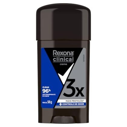 Aqui estão algumas opções de texto ALT para a imagem, usando "Rexona Clinical", com diferentes níveis de detalhe: **Opção 1 (Curta e direta):** `Rexona Clinical antitranspirante creme Clean, embalagem de 58g.` **Opção 2 (Um pouco mais descritiva):** `Embalagem do antitranspirante creme Rexona Clinical Clean, com 58g de produto.` **Opção 3 (Focada no benefício):** `Rexona Clinical Clean: proteção clinicamente comprovada contra o suor e mau odor.` **Opção 4 (Se a imagem mostrar o produto sendo usado):** `Aplicando Rexona Clinical antitranspirante creme Clean para proteção duradoura.` **Qual escolher?** * Se o contexto da imagem for simples, a **Opção 1** ou **Opção 2** são suficientes. * Se você quiser destacar os benefícios do produto, a **Opção 3** é melhor. * Se a imagem mostrar alguém usando o produto, a **Opção 4** é a mais adequada. A melhor escolha dependerá do contexto em que a imagem está sendo utilizada. O importante é que o texto ALT seja conciso, descritivo e relevante para o conteúdo da página.