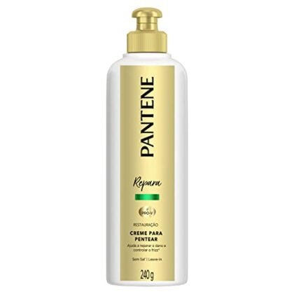 Aqui estão algumas opções de texto ALT para a imagem, usando "Reparação Pantene", variando em detalhe e foco: **Opções curtas e diretas:** * Reparação Pantene: Creme de pentear para cabelos danificados. * Reparação Pantene: Frizz Control para cabelos restaurados. * Reparação Pantene: Cabelos saudáveis e sem frizz. **Opções mais descritivas:** * Reparação Pantene: Imagem do creme de pentear Pantene Reparação, para cabelos restaurados e com frizz controlado. * Reparação Pantene: Pote de creme de pentear Pantene Reparação 240ml, ideal para reparar e controlar o frizz. * Reparação Pantene: Creme de pentear Pantene para um cabelo reparado, restaurado e livre de frizz. **Opção com foco no usuário:** * Reparação Pantene: Conquiste cabelos restaurados e sem frizz com o creme de pentear Pantene Reparação. A escolha ideal depende do contexto da imagem e do quão detalhado você quer ser. Se a imagem mostra o produto em destaque e é importante ressaltar o controle de frizz, as opções que mencionam frizz são boas. Se o foco é mais geral, as opções mais curtas funcionam bem.