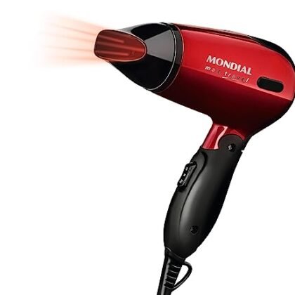 Aqui estão algumas opções de texto ALT para a imagem, considerando diferentes níveis de detalhe e foco: **Opção 1 (Mais simples e direta):** ``` Secador Viagem Bivolt Mondial, ideal para levar em suas viagens. ``` **Opção 2 (Adicionando detalhes de cor):** ``` Secador Viagem Bivolt Mondial nas cores preto e vermelho. ``` **Opção 3 (Focando na marca e tipo):** ``` Secador Viagem Bivolt Mondial Max Travel. ``` **Opção 4 (Um pouco mais descritiva):** ``` Secador de cabelo pequeno e leve, modelo Secador Viagem Bivolt da Mondial, perfeito para viagens. ``` **Qual escolher?** A melhor opção depende do contexto da sua página. Se a página é uma listagem de produtos, uma descrição mais simples como a Opção 1 ou 2 pode ser suficiente. Se a página foca em detalhes do produto, a Opção 4 pode ser mais útil. **Dica:** É sempre bom pensar em quem está usando um leitor de tela ao escrever o texto ALT. Tente fornecer informações úteis e relevantes sobre a imagem.