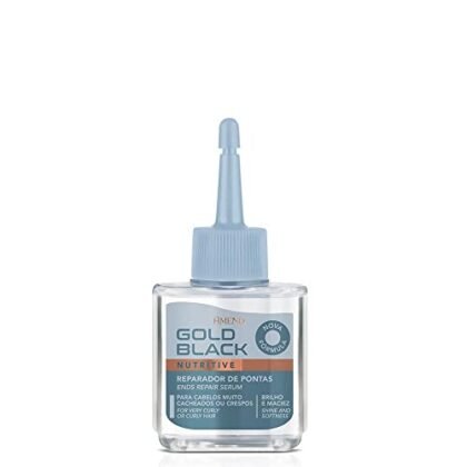 Aqui estão algumas opções de texto ALT para a imagem, considerando diferentes aspectos que você pode querer destacar: **Opção 1 (Simples e direta):** `Reparador Amend Gold Black Nutritivo 30ml` **Opção 2 (Focando na marca):** `Reparador Amend, linha Gold Black, nutritivo para cabelos, embalagem de 30ml.` **Opção 3 (Focando no uso):** `Reparador de pontas Amend Gold Black nutritivo para cabelos danificados e ressecados.` **Opção 4 (Para SEO, se relevante):** `Reparador Amend Gold Black, tratamento nutritivo para cabelos cacheados e crespos, 30ml.` **Qual escolher?** * Se o objetivo é apenas acessibilidade básica, a **Opção 1** é suficiente. * Se quer reforçar a marca, a **Opção 2** é melhor. * Se quer destacar para que serve o produto, a **Opção 3** é ideal. * Se o objetivo é SEO e você sabe para quem o produto é mais adequado, a **Opção 4** é a melhor. Lembre-se de que o texto ALT deve ser conciso e descrever o que está na imagem de forma útil para quem não pode vê-la. Escolha a opção que melhor se alinha com o seu objetivo.