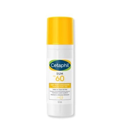 Aqui estão algumas opções de texto ALT para a imagem do produto Cetaphil Sun FPS60, variando em nível de detalhe: **Opção 1 (Mais simples):** `Cetaphil Sun FPS60 Protetor Solar Facial` **Opção 2 (Um pouco mais descritiva):** `Cetaphil Sun FPS60: Protetor solar facial antioxidante sem cor.` **Opção 3 (Incluindo o tamanho):** `Cetaphil Sun FPS60 Protetor Solar Facial Antioxidante Sem Cor, embalagem de 50ml.` **Opção 4 (Foco na marca):** `Protetor Solar Facial Cetaphil Sun FPS60 para proteção solar avançada.` **Qual escolher?** A escolha depende do contexto da imagem e do que você quer enfatizar. Se você precisa ser breve, a Opção 1 ou 2 são boas escolhas. Se o tamanho é importante ou você quer dar mais detalhes, a Opção 3 é melhor. Se o foco é na marca, escolha a Opção 4.