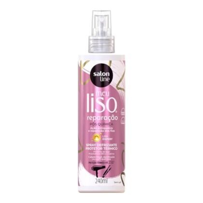 **Opções de texto ALT:** * **Defrizante Reparação Salon Line Meu Liso Vegano** * **Spray Defrizante Reparação Meu Liso para Cabelos Lisos** * **Defrizante Reparação Vegano para Cabelos Lisos Salon Line** * **Meu Liso Defrizante Reparação 240ml** **Por que essas opções?** * **Palavras-chave:** Incluem as principais palavras-chave do produto (Defrizante Reparação, Meu Liso, Vegano, Cabelos Lisos). * **Marca:** Menciona a marca (Salon Line). * **Descritivo:** Informa que é um spray defrizante para reparação. * **Concisão:** Mantém o texto curto e objetivo. A escolha ideal depende do contexto da imagem e da página. Se a página já menciona a marca, pode omitir "Salon Line" no texto ALT. Se a imagem foca na embalagem, incluir a volumetria (240ml) pode ser útil.
