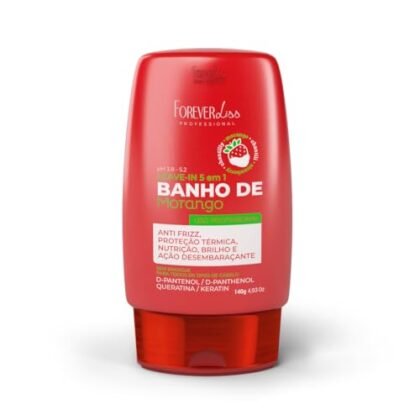 Aqui estão algumas opções de texto ALT para a imagem do produto "Forever Liss Leave-In Banho De Verniz Morango 140G", utilizando "Leave-in Morango", variando em detalhes e foco: * **Opção 1 (Simples):** Leave-in Morango Forever Liss para brilho e maciez. * **Opção 2 (Descritiva):** Pote de Leave-in Morango Banho de Verniz Forever Liss, 140g. * **Opção 3 (Focada na marca):** Leave-in Morango da Forever Liss, ideal para cabelos brilhantes e hidratados. * **Opção 4 (Mais detalhada):** Forever Liss Leave-in Morango Banho de Verniz. Produto para finalização capilar, com aroma de morango e efeito de brilho. **Qual escolher?** * Se o contexto da imagem já deixa claro que é um produto capilar e da Forever Liss, a **Opção 1** pode ser suficiente. * Se você quer garantir que o usuário saiba o nome completo do produto, a **Opção 2** é uma boa escolha. * Se a marca Forever Liss é importante para a sua estratégia, use a **Opção 3**. * Se você quer ser mais completo e fornecer informações extras, a **Opção 4** é a melhor. Lembre-se que o texto ALT deve ser conciso e relevante para o conteúdo da página e a imagem que ele descreve.