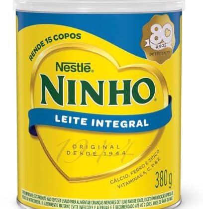 Aqui estão algumas opções de texto ALT para a imagem, considerando diferentes focos e níveis de detalhe: **Opções mais simples e diretas:** * Ninho Integral * Lata de Leite Ninho Integral * Leite em Pó Ninho Integral **Opções mais descritivas:** * Lata de Leite em Pó Ninho Integral 380g * Embalagem de Leite Ninho Integral em Pó * Ninho Integral: Leite em pó nutritivo para toda a família. **Opção com foco no uso:** * Leite Ninho Integral, ideal para o crescimento e desenvolvimento. A escolha do melhor texto ALT dependerá do contexto da imagem e do que você quer destacar. Se for uma imagem em uma loja online, as opções mais descritivas são ideais. Se for uma imagem em um post de rede social, uma opção mais curta e chamativa pode ser mais eficaz.