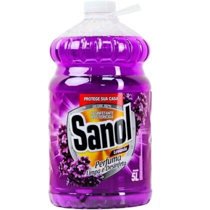 Aqui estão algumas opções de texto ALT para a imagem, usando "Sanol Lavanda 5L", com diferentes níveis de detalhe: **Opção 1 (Mais simples e direta):** ``` Sanol Lavanda 5L ``` **Opção 2 (Um pouco mais descritiva):** ``` Sanol Lavanda 5L, desinfetante líquido para uso geral. ``` **Opção 3 (Adicionando cor e tipo):** ``` Sanol Lavanda 5L, desinfetante líquido roxo. ``` **Opção 4 (Foco na embalagem):** ``` Embalagem de 5 litros de Sanol Lavanda, desinfetante. ``` **Qual escolher?** * Se o contexto da imagem já deixa claro que é um desinfetante, a opção mais simples ("Sanol Lavanda 5L") pode ser suficiente. * Se você quer dar mais contexto, adicione "desinfetante líquido" à descrição. * Se a cor for relevante (por exemplo, para diferenciar de outras versões do produto), inclua "roxo". * Se a litragem for muito importante para o contexto, explicite a litragem na descrição. A escolha ideal depende do contexto em que a imagem está sendo usada e do que você quer enfatizar.