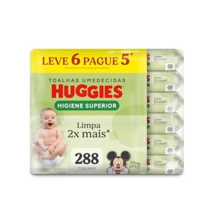 Aqui estão algumas opções de texto ALT para a imagem, variando em descritividade: **Opção 1 (Mais simples):** * Huggies Higiene Superior **Opção 2 (Um pouco mais descritiva):** * Lenços Huggies Higiene Superior, embalagem com 288 unidades. **Opção 3 (Focando no benefício principal):** * Huggies Higiene Superior: Limpeza 2x mais eficaz para o seu bebê. **Opção 4 (Se houver detalhes visuais importantes na imagem, como a embalagem):** * Embalagem de lenços umedecidos Huggies Higiene Superior, com destaque para a promessa de limpeza 2x mais eficaz. **Qual escolher?** A melhor opção depende do contexto da imagem e da página. Se a imagem é apenas um logotipo pequeno, a opção 1 ou 2 são suficientes. Se a imagem é o produto em si e você quer enfatizar um benefício, a opção 3 ou 4 são melhores. **Recomendação:** Eu recomendaria a **Opção 3: Huggies Higiene Superior: Limpeza 2x mais eficaz para o seu bebê.** porque destaca o benefício principal do produto, o que é importante para acessibilidade e SEO.
