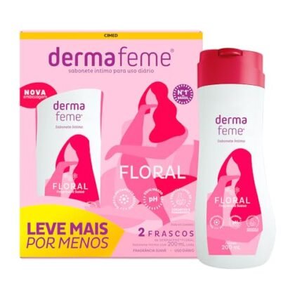 Aqui estão algumas opções de texto ALT para a imagem, utilizando "Dermafeme Floral", com diferentes níveis de detalhe: **Opção 1 (Mais simples):** `Dermafeme Floral, sabonete íntimo líquido.` **Opção 2 (Um pouco mais descritiva):** `Dermafeme Floral: sabonete íntimo líquido para higiene diária.` **Opção 3 (Incluindo a embalagem):** `Embalagem de Dermafeme Floral, sabonete íntimo líquido, com design floral.` **Opção 4 (Destacando a quantidade):** `Duas unidades de Dermafeme Floral, sabonete íntimo líquido.` **Qual escolher?** A melhor opção depende do contexto da imagem e do site. * Se a imagem é apenas para ilustrar o produto, a **Opção 1 ou 2** são suficientes. * Se a imagem mostra a embalagem detalhadamente, a **Opção 3** pode ser melhor. * Se o foco é a oferta de duas unidades, a **Opção 4** é a mais adequada. Lembre-se que o objetivo do texto ALT é descrever a imagem para pessoas com deficiência visual e para mecanismos de busca. Seja conciso e informativo.