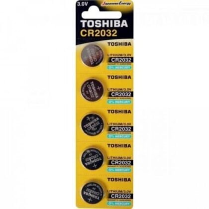 Aqui estão algumas opções de texto ALT para a imagem, focando em diferentes aspectos: **Opção 1 (Simples e direta):** `CR2032 Toshiba, pilha moeda de lítio 3V.` **Opção 2 (Mais descritiva):** `Pilha moeda de lítio 3V CR2032 Toshiba, embalagem com 5 unidades.` **Opção 3 (Focada na marca):** `Pilha CR2032 Toshiba, alta performance e longa duração.` **Opção 4 (Para e-commerce, incluindo quantidade):** `Pilha CR2032 Toshiba - Pacote com 5 pilhas moeda de lítio 3V` **Qual escolher?** * Se o site já tem outras informações sobre o produto, a opção 1 é suficiente. * Se a imagem é a principal forma de identificação do produto, a opção 2 ou 4 são melhores. * Se o foco é a marca, a opção 3 é ideal. A melhor opção depende do contexto do site e do que você quer enfatizar. O importante é que o texto ALT seja conciso, descritivo e relevante para a imagem.