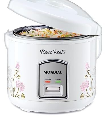 Aqui estão algumas opções de texto ALT para a imagem, considerando diferentes abordagens: **Opção 1 (Simples e direta):** `Panela de Arroz` **Opção 2 (Adicionando contexto):** `Panela de Arroz Mondial` **Opção 3 (Mais descritiva, se a imagem mostrar detalhes):** `Panela de Arroz branca` **Opção 4 (Para acessibilidade total, se a imagem mostrar a panela cozinhando arroz):** `Panela de Arroz cozinhando arroz` **Justificativa da escolha:** * **Simplicidade e relevância:** O texto ALT deve ser conciso e descrever o que é mais importante na imagem para alguém que não pode vê-la. Neste caso, o produto principal é uma panela de arroz. * **Contexto adicional (opcional):** Adicionar a marca "Mondial" pode ser útil, especialmente se o usuário estiver procurando especificamente por produtos dessa marca. * **Descrição visual (se aplicável):** Se a cor ou outra característica visual for relevante, pode ser incluída. * **Cenário (se aplicável):** Se a imagem mostrar a panela em uso, essa informação é valiosa para a acessibilidade. A escolha da melhor opção dependerá do contexto em que a imagem está sendo usada e do nível de detalhe que você deseja fornecer.