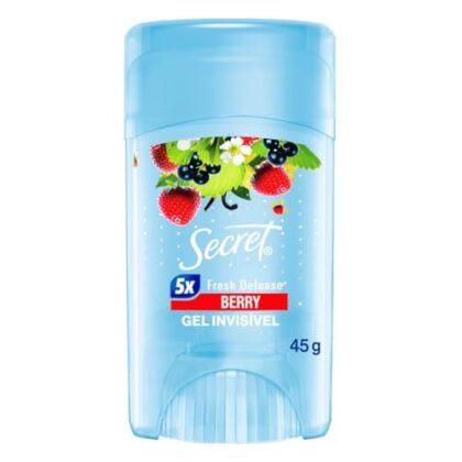 Aqui estão algumas opções de texto ALT para a imagem, usando "Secret Frutas Vermelhas", variando em nível de detalhe: * **Opção 1 (Curta e direta):** Secret Frutas Vermelhas * **Opção 2 (Mais descritiva):** Desodorante Secret Frutas Vermelhas * **Opção 3 (Detalhada):** Desodorante antitranspirante em gel Secret Frutas Vermelhas A escolha da melhor opção depende do contexto e da necessidade de mais ou menos detalhes. Se o usuário já sabe que se trata de um desodorante, a opção mais curta pode ser suficiente. Se o contexto é mais amplo, a opção mais detalhada pode ser mais útil.
