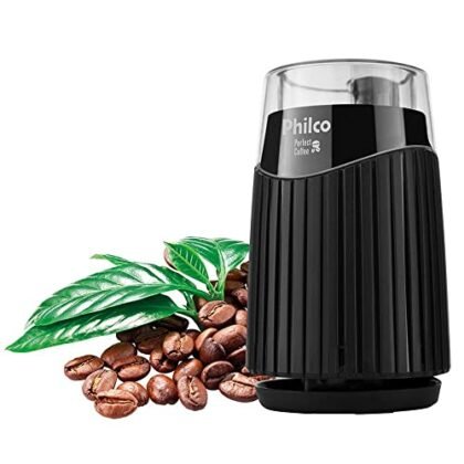 Aqui estão algumas opções de texto ALT para a imagem, considerando o título do produto e utilizando "Moedor Philco": **Opção 1 (Simples e direta):** `Moedor Philco Perfect Coffee preto, ideal para moer seus grãos em casa.` **Opção 2 (Focada nas características):** `Moedor Philco, modelo Perfect Coffee, 160W, na cor preta. Moa seus grãos de café com precisão.` **Opção 3 (Enfatizando a marca):** `Moedor Philco: a escolha perfeita para um café fresco e saboroso. Modelo Perfect Coffee em preto, 220v.` **Opção 4 (Para quem busca detalhes):** `Imagem de um Moedor Philco Perfect Coffee, 160W, 220v, cor preta. Veja o design moderno e elegante deste moedor.` **Qual escolher?** A melhor opção depende do contexto da imagem e do público-alvo. Se o foco é a marca, a opção 3 é boa. Se o foco é a praticidade, a opção 1 pode ser melhor. Se o foco é mostrar os detalhes do produto, a opção 4 é mais adequada. A opção 2 é um bom meio-termo. **Importante:** O texto ALT deve ser conciso e descritivo, transmitindo a informação essencial da imagem para pessoas com deficiência visual ou quando a imagem não carrega.