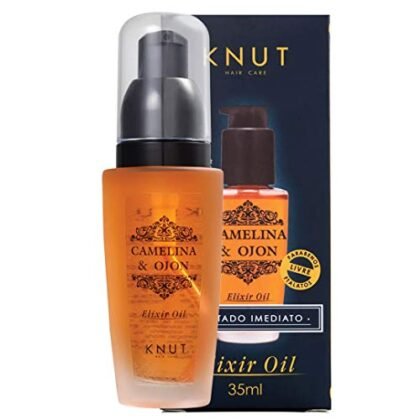 Aqui estão algumas opções de texto ALT para a imagem, usando "Elixir Knut", variando em descritividade: * **Opção 1 (Simples):** Elixir Knut * **Opção 2 (Descritiva):** Elixir Knut Hair Care Camelina e Ojon, frasco de 35 ml. * **Opção 3 (Mais informativa):** Elixir Knut para cabelos, com Camelina e Ojon, da Knut Hair Care. * **Opção 4 (Foco na marca):** Elixir Knut, um produto da linha Knut Hair Care. * **Opção 5 (SEO-friendly):** Elixir Knut Hair Care, tratamento capilar com Camelina e Ojon. A melhor opção dependerá do contexto da sua página e do quão detalhado você precisa ser. Se você estiver em uma página de produto, a opção 2 ou 3 seriam as mais adequadas. Se estiver em uma página de categoria, a opção 1 ou 4 podem ser suficientes. A opção 5 foca em ajudar o mecanismo de busca a entender o conteúdo.