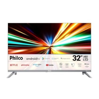 Aqui estão algumas opções de texto ALT para a imagem, variando em detalhes: **Opção 1 (Simples e direta):** ``` Smart TV Philco 32" ``` **Opção 2 (Adiciona um pouco mais de contexto):** ``` Smart TV Philco 32 polegadas ``` **Opção 3 (Inclui mais informações do título, se relevante para a imagem):** ``` Smart TV Philco 32" LED ``` **Opção 4 (Foca no design, se a imagem destaca isso):** ``` Smart TV Philco 32" com design moderno ``` **Qual escolher?** A melhor opção depende do que a imagem mostra e do contexto da página. Se a imagem é apenas um ícone ou um pequeno thumbnail, a opção mais simples ("Smart TV Philco 32") pode ser suficiente. Se a imagem mostra o design da TV, a opção 4 seria melhor. **Importante:** O texto ALT deve ser conciso e descrever o que a imagem representa, não o que ela "significa".