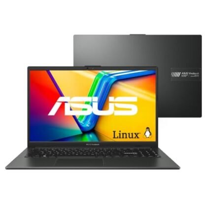 Aqui estão algumas opções de texto ALT, variando em detalhe e foco: **Opção 1 (Curta e direta):** `Notebook ASUS Ryzen 3` **Opção 2 (Um pouco mais descritiva):** `Notebook ASUS Vivobook com processador AMD Ryzen 3` **Opção 3 (Incluindo cor e uso):** `Notebook ASUS Ryzen 3 preto, para uso diário.` **Opção 4 (Se a imagem mostrar um detalhe específico):** * Se a imagem foca no teclado: `Teclado do Notebook ASUS Ryzen 3` * Se a imagem mostra a tela: `Tela do Notebook ASUS Ryzen 3` **Qual usar?** A melhor opção depende do contexto da imagem e da página. Se a imagem é simplesmente para identificar o produto, a Opção 1 ou 2 são suficientes. Se a imagem foca em um detalhe, a Opção 4 seria mais apropriada. A Opção 3 adiciona um toque de contexto.