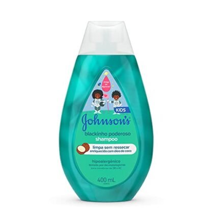 Aqui estão algumas opções de texto ALT para a imagem, utilizando "Shampoo Crespinhos", considerando a descrição do produto: **Opções Curtas e Diretas:** * `Shampoo Crespinhos: Johnson's Blackinho Poderoso para cabelos crespos infantis.` * `Shampoo Crespinhos: Johnson's Blackinho Poderoso, 400ml.` **Opções Mais Descritivas:** * `Shampoo Crespinhos: Frasco de 400ml do Shampoo Johnson's Blackinho Poderoso, especialmente formulado para cabelos crespos de crianças.` * `Shampoo Crespinhos: Hidratação e cuidado para os cabelos crespos das crianças com Johnson's Blackinho Poderoso.` **Justificativa:** A escolha do melhor texto ALT depende do contexto onde a imagem está sendo utilizada. Se houver pouco espaço para a descrição, as opções curtas são ideais. Se houver mais espaço e a intenção for fornecer mais informações, as opções mais descritivas são melhores. O importante é que o texto ALT seja conciso, relevante e descreva o conteúdo da imagem para usuários com deficiência visual ou quando a imagem não puder ser carregada. O uso da palavra-chave "Shampoo Crespinhos" ajuda a otimizar para buscas relacionadas a esse tipo de produto.