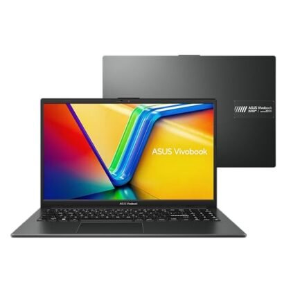 Aqui estão algumas opções de texto ALT para a imagem, considerando "Notebook ASUS Ryzen 5" como foco e buscando ser descritivo e acessível: **Opção 1 (Mais direta):** `Notebook ASUS Ryzen 5: Modelo VivoBook Go 15, na cor Mixed Black.` **Opção 2 (Um pouco mais detalhada):** `Notebook ASUS Ryzen 5 VivoBook Go 15, tela de 15,6 polegadas, design na cor Mixed Black.` **Opção 3 (Enfatizando o processador):** `Notebook ASUS com processador AMD Ryzen 5: VivoBook Go 15, ideal para trabalho e estudo.` **Opção 4 (Focando na marca e linha):** `Notebook ASUS da linha VivoBook, equipado com processador Ryzen 5.` **Qual usar?** A melhor opção depende do contexto da sua página. Se você precisa ser conciso, a Opção 1 é ideal. Se quer dar um pouco mais de contexto sobre o modelo, a Opção 2 ou 3 são melhores. A Opção 4 é boa se o foco é a marca e a linha do produto.