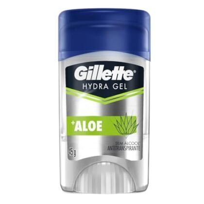 Aqui estão algumas opções de texto ALT para a imagem, utilizando "Gillette Hydra Gel", com diferentes níveis de detalhe: **Opção 1 (Simples e direta):** `Gillette Hydra Gel` **Opção 2 (Descrevendo o tipo de produto):** `Gillette Hydra Gel desodorante antitranspirante` **Opção 3 (Adicionando o ingrediente principal):** `Gillette Hydra Gel Aloe, desodorante antitranspirante` **Opção 4 (Mais descritiva):** `Gillette Hydra Gel Aloe, desodorante antitranspirante em gel para proteção duradoura.` **Qual escolher?** A melhor opção depende do contexto da imagem e da página. * Se a imagem é puramente ilustrativa e o foco é no texto ao redor, a opção 1 ou 2 são suficientes. * Se a imagem é importante para identificar o produto, a opção 3 ou 4 são mais adequadas, pois fornecem mais informações. * Se a imagem é a única forma de o usuário entender o produto, a opção 4 é a mais recomendada. Lembre-se que o texto ALT deve ser conciso e informativo, ajudando pessoas com deficiência visual a entender o conteúdo da imagem.