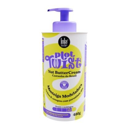 Aqui estão algumas opções de texto ALT, considerando diferentes abordagens: **Opção 1 (Descritiva):** "Lola Twist: Pote de manteiga modeladora Lola Cap Lola 480G Plot Twist Nut Butter Cream." **Opção 2 (Focada na marca e produto):** "Lola Twist: Lola Cosmetics - Manteiga Modeladora Plot Twist Nut Butter Cream." **Opção 3 (Direta e concisa):** "Lola Twist: Manteiga Modeladora Lola Plot Twist." **Opção 4 (Adicionando contexto):** "Lola Twist: Imagem da manteiga modeladora Lola Cap Lola Plot Twist, ideal para cabelos cacheados e crespos." **Qual escolher?** * Se a imagem for apenas do pote e o foco é identificar o produto, a **Opção 1 ou 3** são boas escolhas. * Se o objetivo é reforçar a marca, a **Opção 2** é melhor. * Se a imagem for parte de um contexto maior (ex: página sobre cabelos cacheados), a **Opção 4** pode ser mais útil, pois fornece informações adicionais. A melhor opção depende do contexto em que a imagem está sendo utilizada e o que você deseja que as pessoas entendam ao visualizá-la. Eu recomendo a **Opção 1** ou a **Opção 3** como ponto de partida.