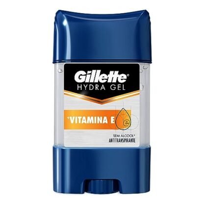 Aqui estão algumas opções de texto ALT para a imagem, utilizando "Gillette Hydra Gel", com diferentes níveis de detalhe: **Opção 1 (Mais curta):** `Gillette Hydra Gel` **Opção 2 (Um pouco mais descritiva):** `Gillette Hydra Gel desodorante antitranspirante` **Opção 3 (Mais detalhada, incluindo a vitamina E):** `Gillette Hydra Gel antitranspirante com Vitamina E` **Opção 4 (Focada nos benefícios):** `Desodorante Gillette Hydra Gel para proteção e hidratação` **Qual escolher?** A melhor opção depende do contexto da imagem e do site. * Se a imagem for apenas um ícone ou um detalhe, a opção 1 ou 2 podem ser suficientes. * Se a imagem for o principal destaque do produto, a opção 3 ou 4 podem ser mais apropriadas para fornecer mais informações aos usuários. Lembre-se que o texto ALT deve ser conciso e descrever o conteúdo da imagem da forma mais precisa possível. O objetivo é tornar a imagem acessível para pessoas com deficiência visual e também ajudar os motores de busca a entenderem o conteúdo da página.