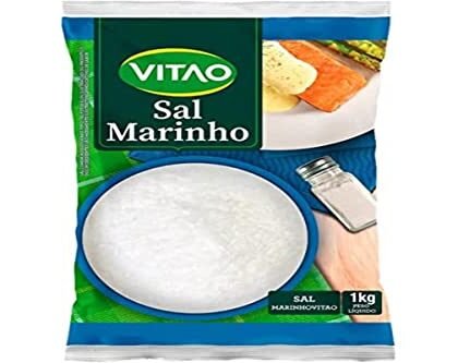 Aqui estão algumas opções de texto ALT para a imagem do produto "Vitao Sal Marinho", usando a base "Sal Marinho Vitao", variando em descritividade e foco: **Opções:** * **Simples e Direto:** `Sal Marinho Vitao` * **Um pouco mais descritivo:** `Sal Marinho Vitao, produto da Vitao.` * **Focando na marca:** `Sal Marinho Vitao, sal marinho de alta qualidade.` * **Destacando a origem:** `Sal Marinho Vitao, colhido do mar.` * **Caso a embalagem seja visível:** `Embalagem de Sal Marinho Vitao.` (Adicionar detalhes da embalagem, como cor ou tipo, se relevantes: `Embalagem azul de Sal Marinho Vitao`) **Recomendação:** A melhor escolha depende do contexto da imagem e da página. Se o objetivo é apenas identificar o produto, a opção simples ("Sal Marinho Vitao") é suficiente. Se a imagem tem detalhes visuais relevantes, a opção com descrição da embalagem seria útil. Lembre-se que o texto ALT deve ser conciso e fornecer informações úteis sobre a imagem para pessoas com deficiência visual ou quando a imagem não carrega.