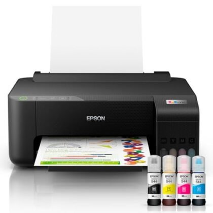 Aqui estão algumas opções de texto ALT para a imagem, usando "Epson EcoTank L1250", com diferentes níveis de detalhe: **Opção 1 (Mais simples):** `Epson EcoTank L1250` **Opção 2 (Um pouco mais descritiva):** `Impressora Epson EcoTank L1250` **Opção 3 (Mais detalhada, focando nas características principais):** `Impressora Epson EcoTank L1250, tanque de tinta colorida e Wi-Fi.` **Opção 4 (Considerando a cor e outras características):** `Impressora Epson EcoTank L1250 preta com tanque de tinta colorida e conectividade Wi-Fi Direct.` **Qual escolher?** * Se o contexto da imagem já deixa claro que é uma impressora, a Opção 1 pode ser suficiente. * A Opção 2 é um bom meio-termo. * Se você quer destacar as principais características (tanque de tinta e Wi-Fi), a Opção 3 é uma boa escolha. * Se a cor preta é importante para o contexto, use a Opção 4. A melhor escolha depende do contexto da sua página e do que você quer destacar sobre o produto. Geralmente, o mais detalhado possível sem se tornar excessivamente longo é o ideal.