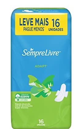 Aqui estão algumas opções de texto ALT para a imagem, usando "Sempre Livre Adapt", variando em nível de detalhe e foco: **Opção 1 (Mais simples):** `Sempre Livre Adapt` **Opção 2 (Um pouco mais descritiva):** `Embalagem de absorventes Sempre Livre Adapt` **Opção 3 (Mais informativa):** `Absorventes Sempre Livre Adapt com abas` **Opção 4 (Focada no uso):** `Absorventes para proteção durante o período menstrual, Sempre Livre Adapt` **Opção 5 (Se a imagem mostrar detalhes específicos, adicione):** * Se a embalagem estiver aberta: `Absorventes Sempre Livre Adapt com abas, embalagem aberta.` * Se mostrar a textura: `Close-up da textura do absorvente Sempre Livre Adapt.` **Qual escolher?** A escolha depende do contexto da imagem e do seu objetivo. Se você quer apenas identificar a marca, a opção 1 é suficiente. Se você quer dar mais detalhes, as opções 2 e 3 são melhores. A opção 4 é útil se a imagem estiver associada a conteúdo sobre higiene feminina. E a opção 5 é ótima se a imagem focar em um detalhe específico. Lembre-se que o texto ALT deve ser conciso e relevante para o conteúdo da imagem.