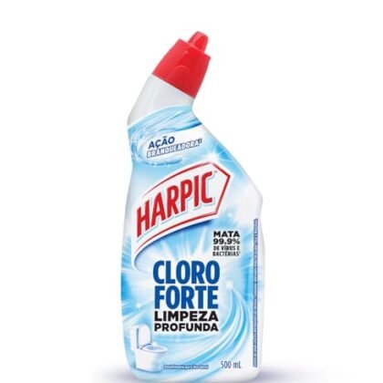 Aqui estão algumas opções de texto ALT para a imagem do produto Harpic Cloro Forte, variando em nível de detalhe: **Opções Curtas e Diretas:** * Harpic Cloro Forte * Desinfetante Harpic Cloro Forte * Harpic Cloro Forte 500ml **Opções um pouco mais descritivas:** * Embalagem do desinfetante líquido Harpic Cloro Forte, 500ml. * Harpic Cloro Forte, desinfetante para limpeza e desinfecção. **Opções focadas nos benefícios (se a imagem destacar algum):** * Harpic Cloro Forte: Limpeza profunda e desinfecção para sua casa. * Harpic Cloro Forte, a força do cloro para uma casa mais limpa e protegida. **Qual escolher?** A melhor opção depende do contexto da imagem e do seu site: * Se a imagem for uma miniatura em uma lista de produtos, uma opção curta é suficiente. * Se a imagem for maior e mais importante (por exemplo, na página do produto), uma opção mais descritiva é melhor. * Se a imagem destacar um benefício específico (como a embalagem com gatilho para facilitar a aplicação), tente incorporar esse benefício no texto ALT. **Exemplo de uso em HTML:** ```html ``` Lembre-se: o texto ALT deve ser conciso, relevante e descrever o conteúdo da imagem da forma mais precisa possível.