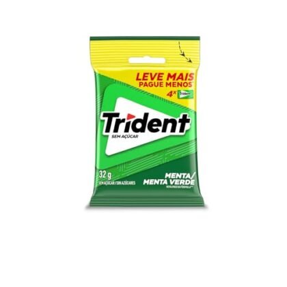 Aqui estão algumas opções de texto ALT para a imagem, usando "Trident Menta", com diferentes níveis de detalhe: **Opção 1 (Simples e direta):** ``` Trident Menta ``` **Opção 2 (Um pouco mais descritiva):** ``` Pacote com 4 unidades de Trident Menta ``` **Opção 3 (Mais detalhada, se necessário):** ``` Pack de Goma de Mascar Trident Menta, pacote de 32g com 4 unidades. ``` **Qual escolher?** A escolha depende do contexto do seu site e do quão detalhada você precisa ser. Se o texto da página já fornece detalhes suficientes, a opção 1 pode ser a melhor. Se a imagem é a única fonte de informação sobre o produto, a opção 3 é mais completa. A opção 2 é um bom meio-termo.