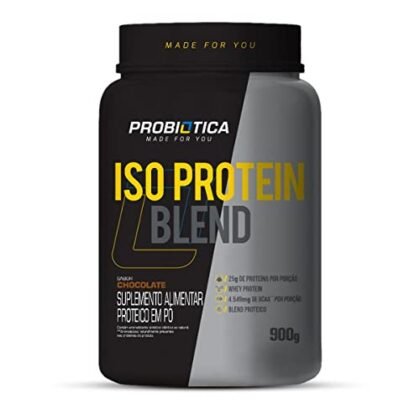 Aqui estão algumas opções de texto ALT para a imagem, usando "Iso Protein", com diferentes níveis de detalhe: **Opção 1 (Mais simples):** `Iso Protein da Probiótica sabor Chocolate.` **Opção 2 (Um pouco mais descritiva):** `Pote de Iso Protein Blend da Probiótica, sabor Chocolate, com 900g.` **Opção 3 (Focada no uso do produto):** `Iso Protein, suplemento proteico da Probiótica ideal para atletas, sabor Chocolate.` **Opção 4 (Para e-commerce, inclui a marca):** `Probiótica Iso Protein Blend - 900G Chocolate. Proteína isolada de alta qualidade para sua recuperação muscular.` **Qual escolher?** * **Simplicidade:** Se a imagem for autoexplicativa e o contexto já for claro, a Opção 1 é suficiente. * **Descrição:** Se a imagem precisar de um pouco mais de contexto (por exemplo, se o sabor não estiver claro), a Opção 2 é melhor. * **Foco no Benefício:** Se você quiser destacar o uso ou benefício do produto, a Opção 3 é uma boa escolha. * **E-commerce:** Se você estiver em uma loja online, a Opção 4 é útil para SEO e fornecer informações adicionais. Lembre-se: o texto ALT deve ser conciso e relevante para a imagem e o contexto da página.