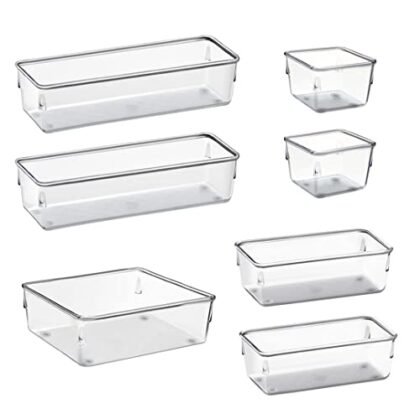 Aqui estão algumas opções de texto ALT para a imagem, com diferentes níveis de detalhe: **Opção 1 (Simples e direta):** ``` Organizador Modular Transparente ``` **Opção 2 (Um pouco mais descritiva):** ``` Organizador Modular Transparente Acrimet ``` **Opção 3 (Incluindo mais informações sobre o produto):** ``` Organizador Modular Transparente Acrimet com 7 potes sortidos ``` **Opção 4 (Focando no uso):** ``` Organizador Modular Transparente para gavetas ``` **Opção 5 (Melhor opção, combinando detalhes e uso):** ``` Organizador Modular Transparente Acrimet para gavetas e armários, com 7 potes sortidos. ``` A escolha da melhor opção depende do contexto da imagem e da quantidade de informações que você deseja transmitir. A opção 5 é a mais completa e informativa.